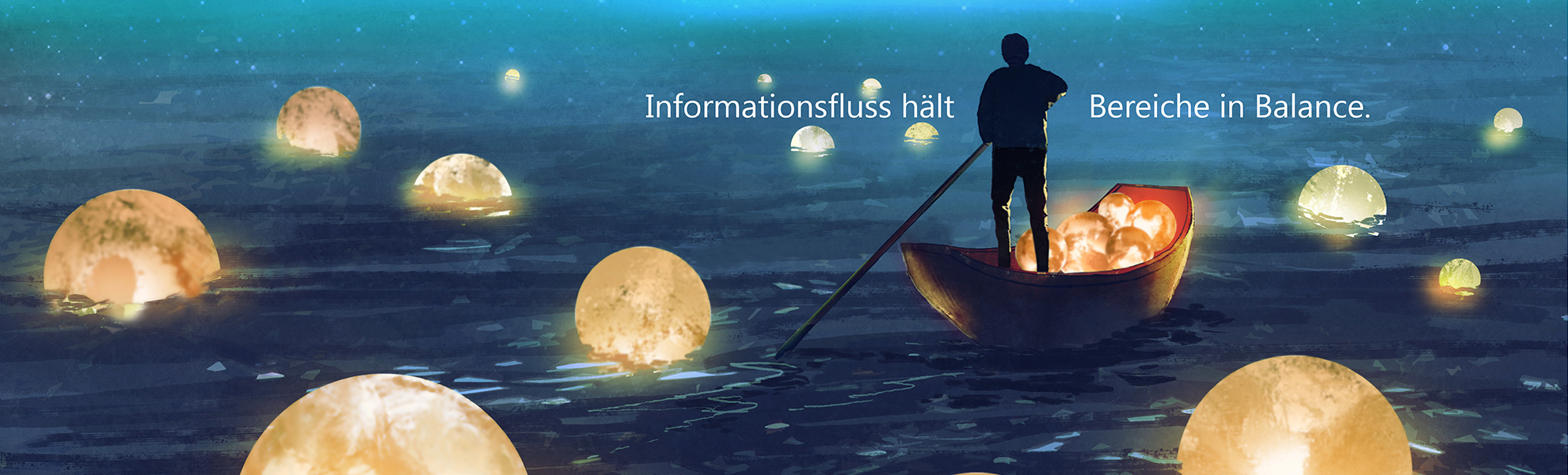 Informationsfluss hält Bereiche in Balance