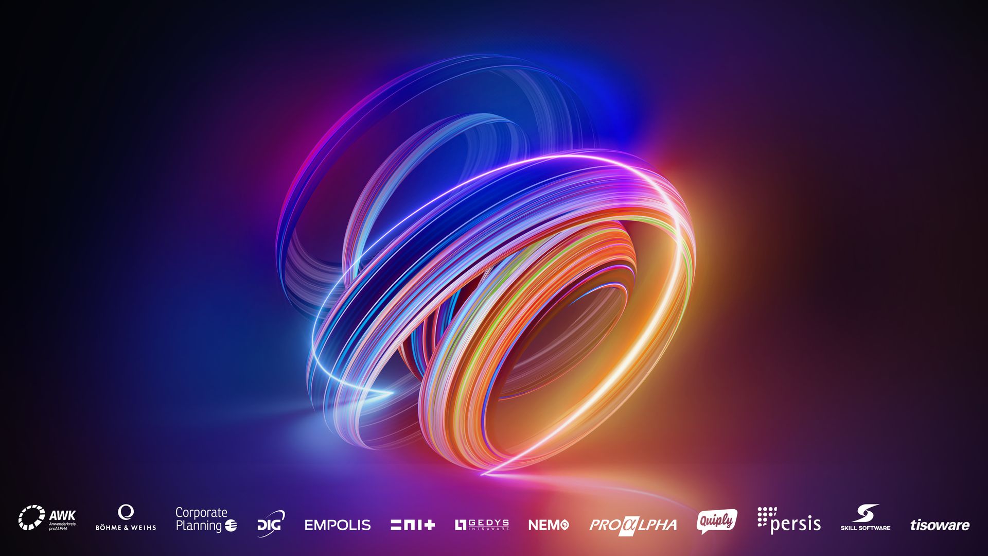 Spirale avec logos des entreprises proALPHA